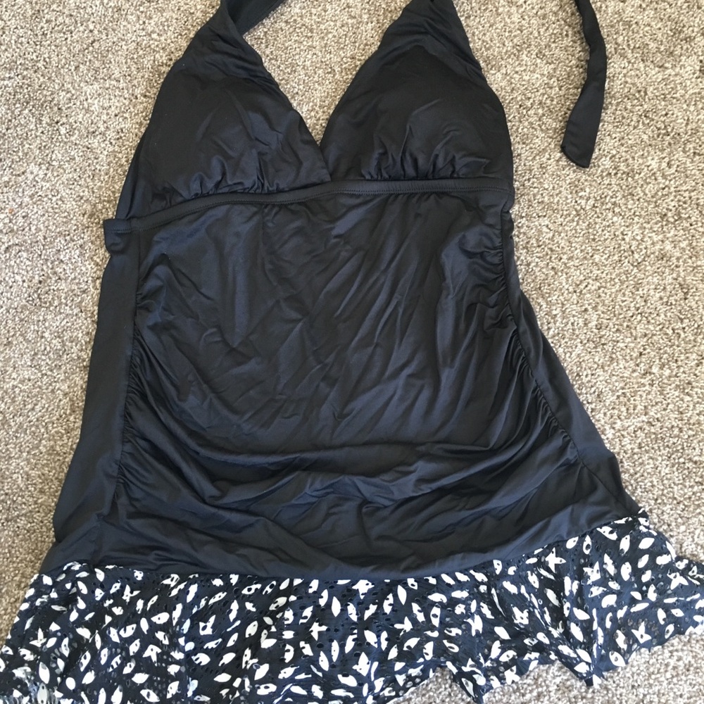 APT 9 Halter one piece bathing suite SZ L